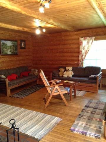 Фото номера Коттедж с 3 спальнями Дома для отпуска Unien Koti Cottage г. Mattila 36